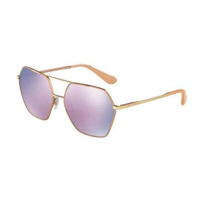 Dolce Gabbana DG 2157 authentic gold large designer sunglass 